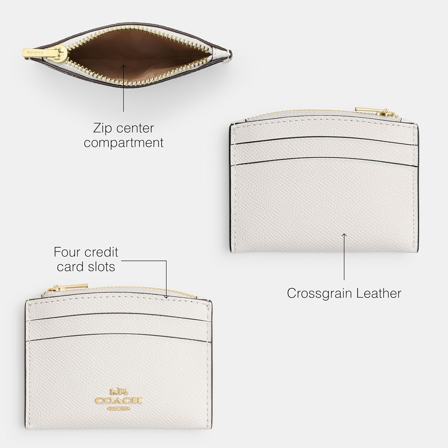 Coach Women's Shaped Card CASE