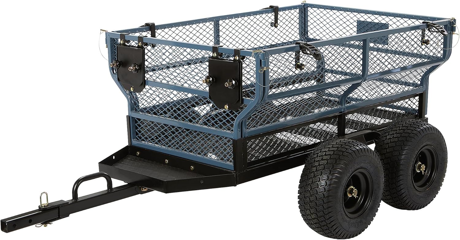Strongway Utility Trailer, 1600-Lb. Load Capacity, 60in.L x 30in.W, Steel Frame