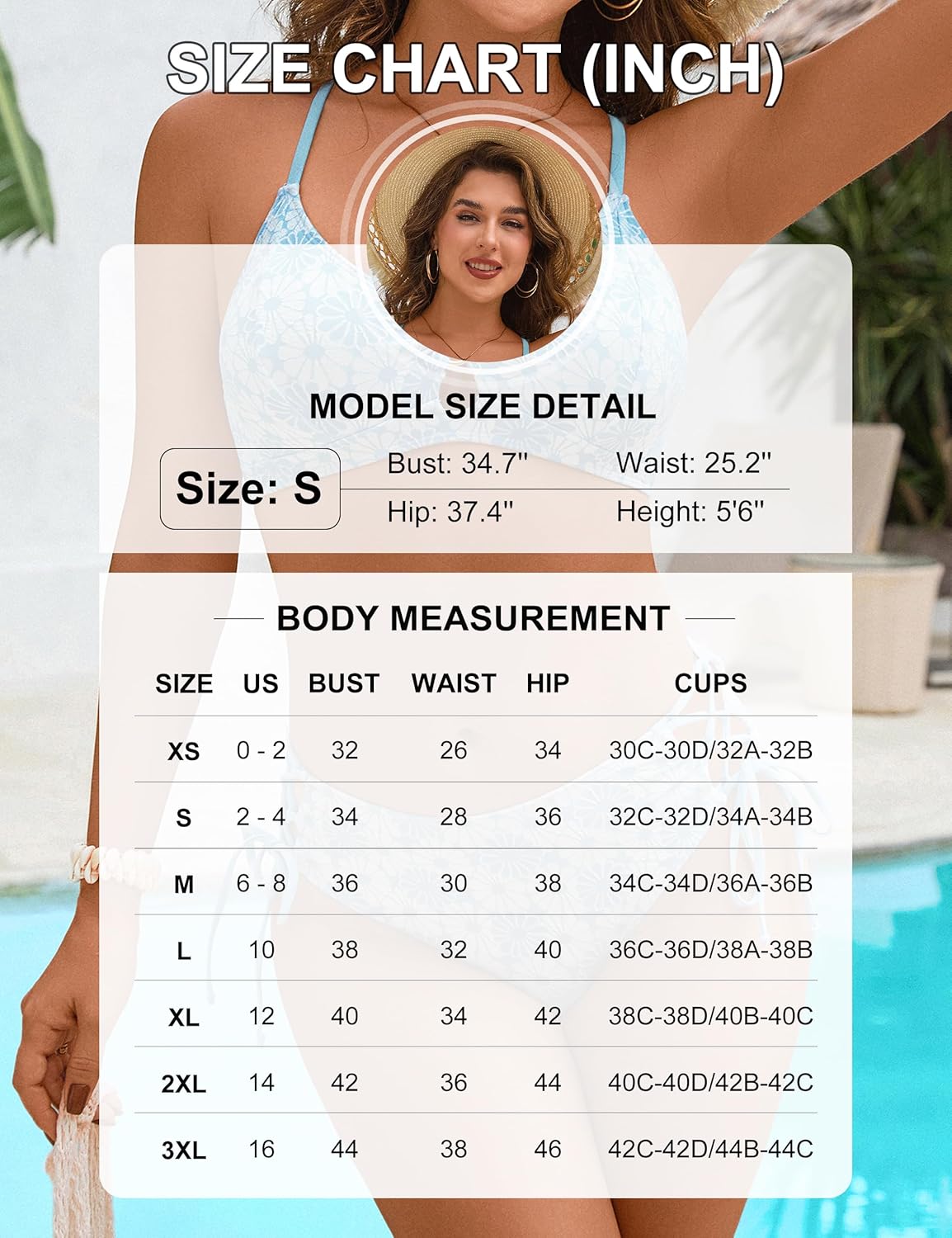 Blooming Jelly Women's Bikini Sets Floral Printed Two Piece Swimsuits O-Ring Cheeky Mid Rise Bathing Suit - Image 6