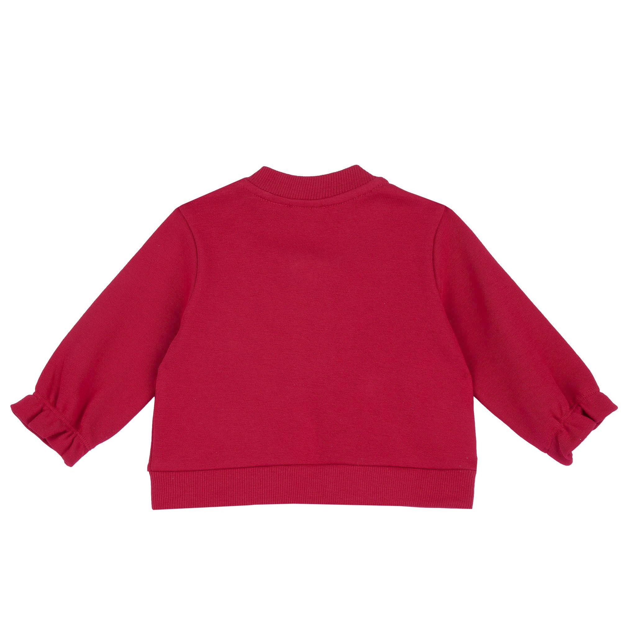 Chicco Felpa Con Zip T-Shirt Manches Courtes Bébé Fille (Lot de 1)