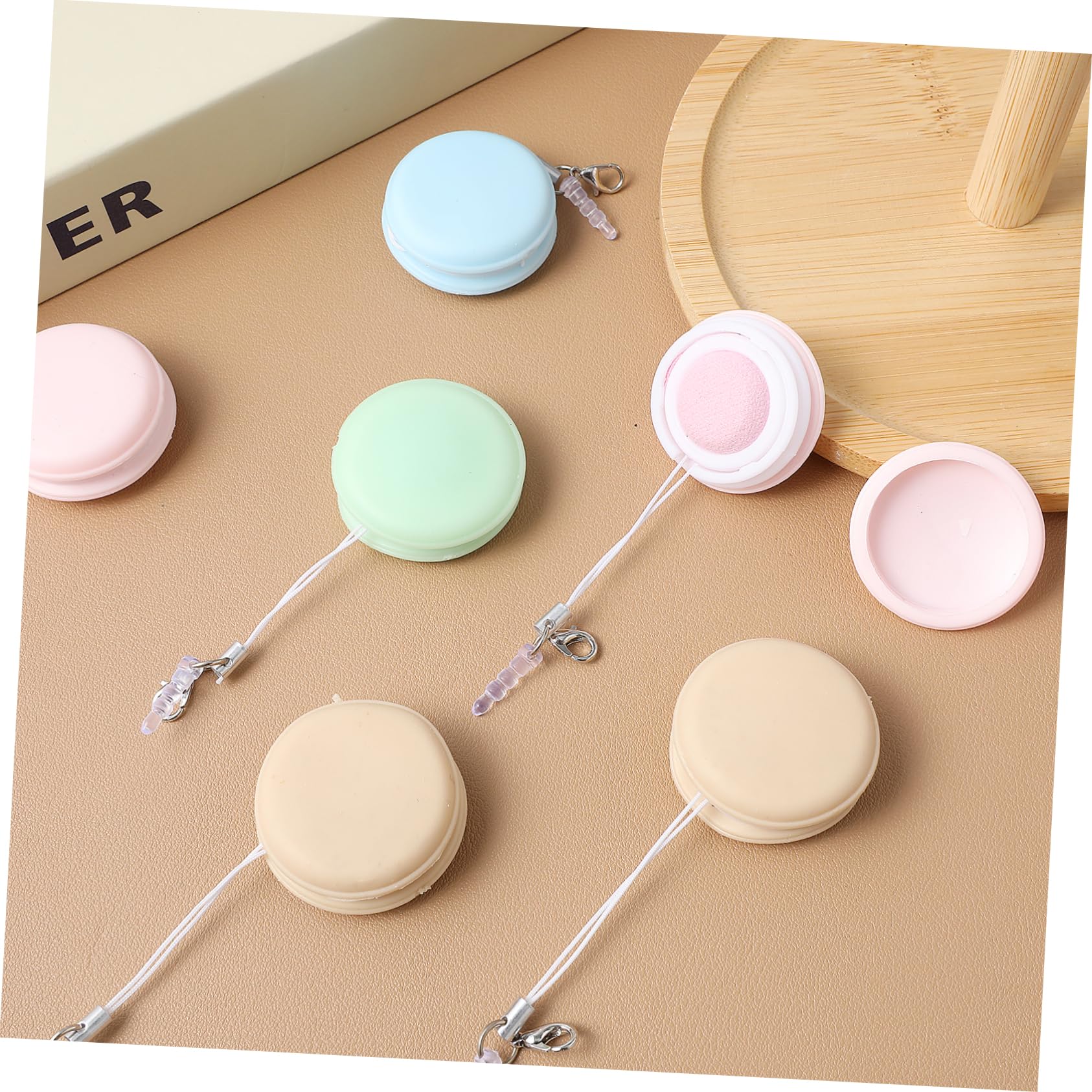 FRCOLOR 40 Pièces Essuie-Glace D'Écran De Téléphone Lunettes À Boire Lingettes De Nettoyage De Téléphone Portable Lingettes Nettoyantes Pour Macaron Porte-Clés Charme De Nettoyage