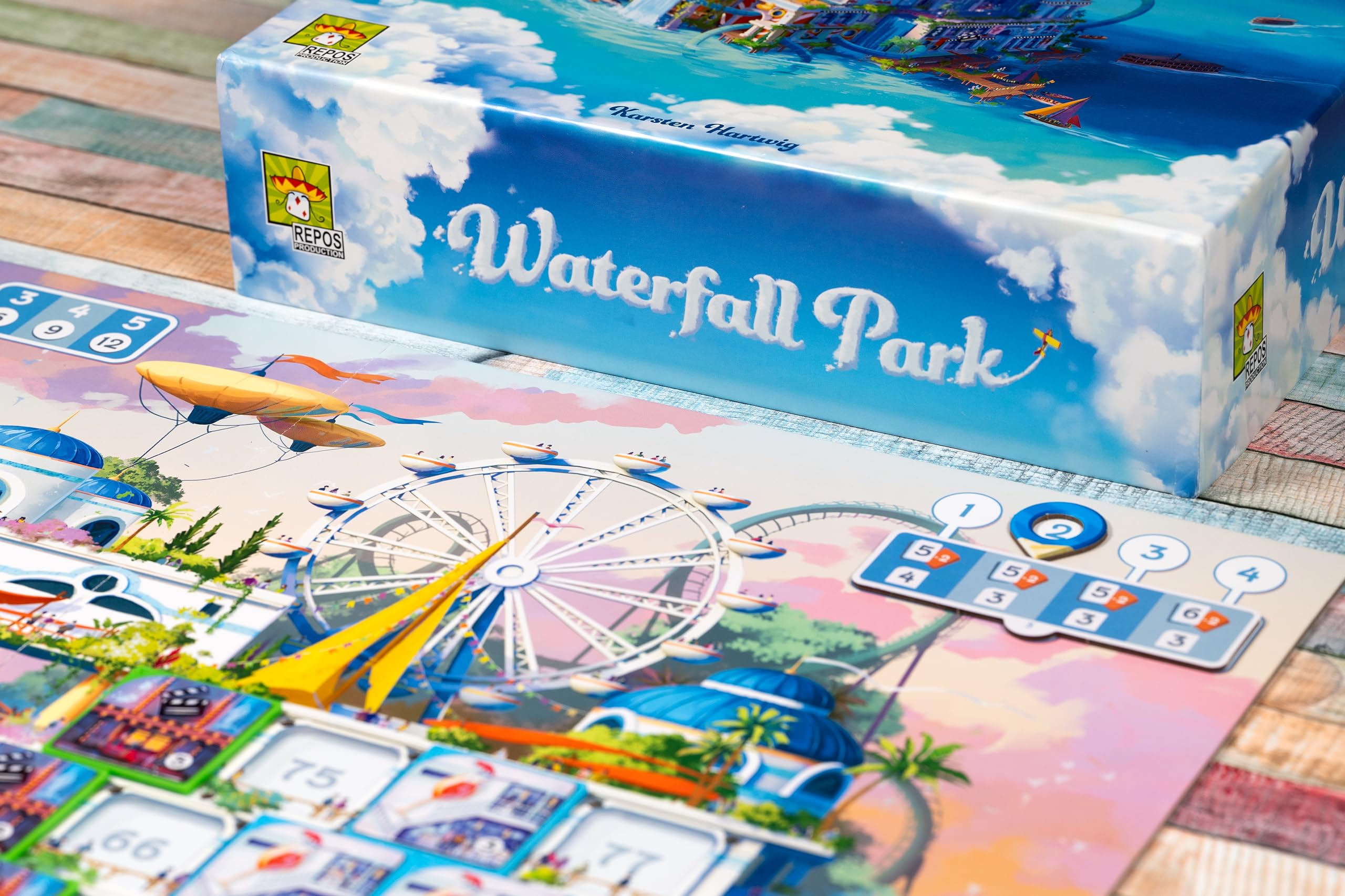 Waterfall Park - Hiszpańska i włoska gra planszowa