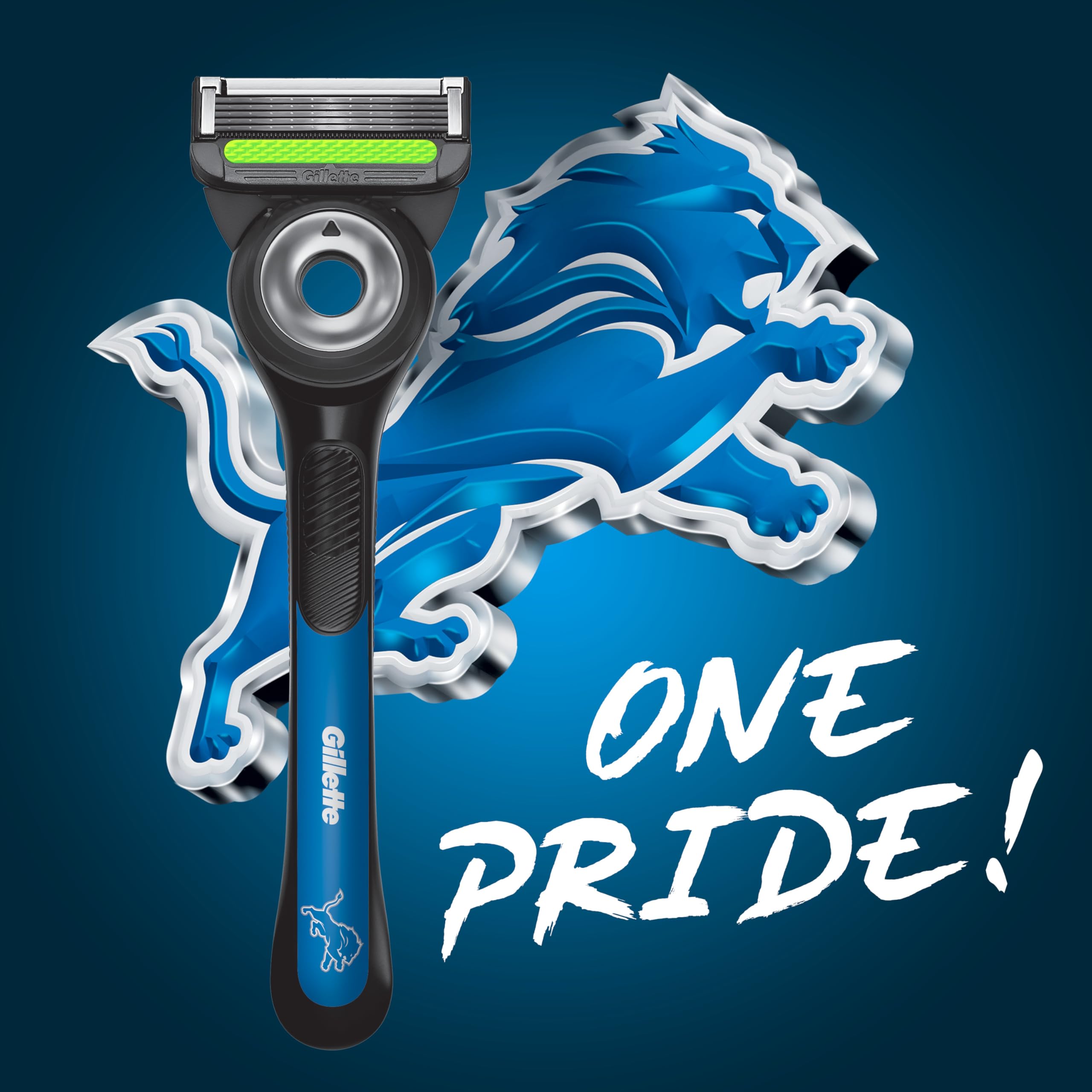 Amazon.com: Gillette Labs Special NFL Lions Edition Shaving Razor