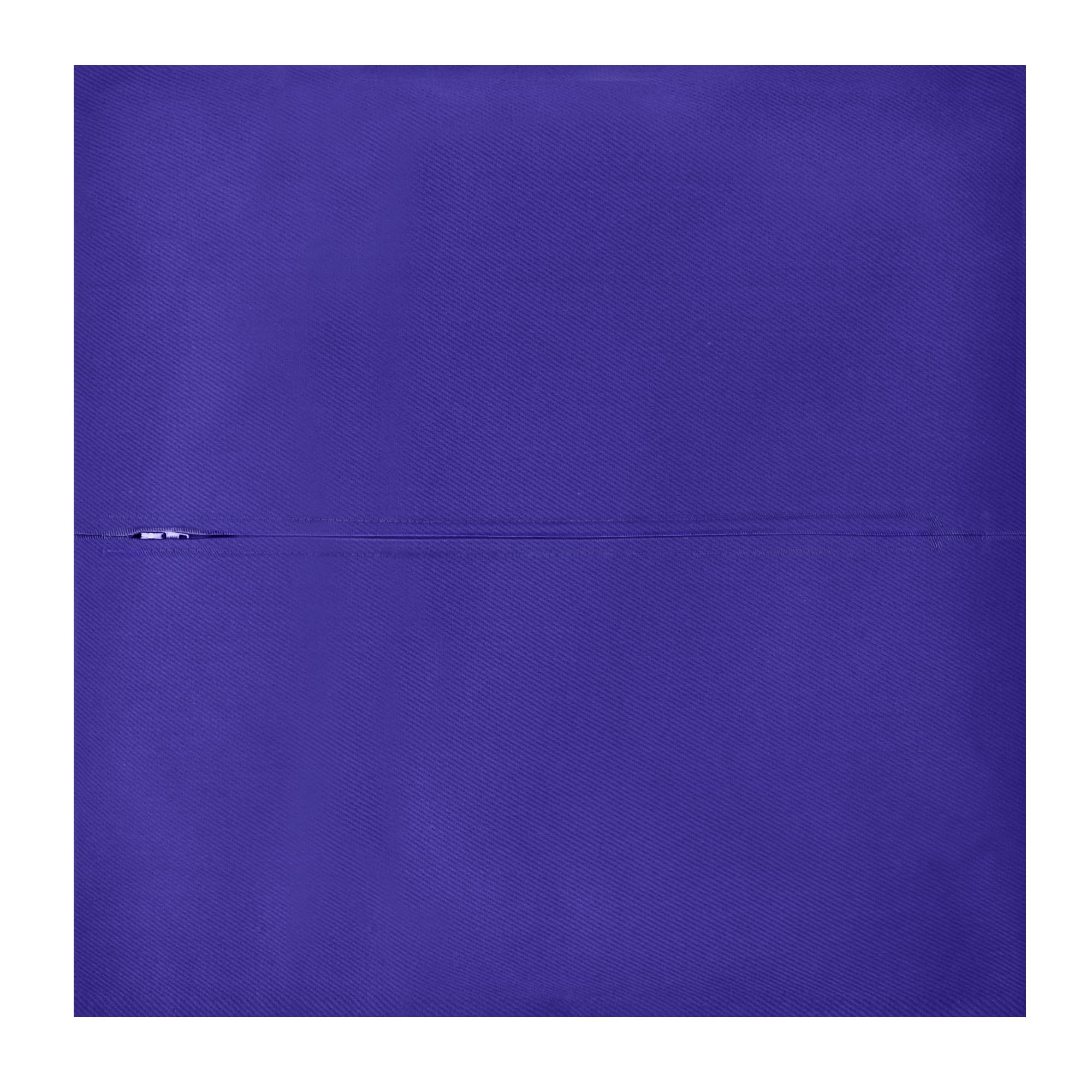 HappySnapGifts Cushion Back with Zip - (40cm Square) (Cotton Fabric - Royal Blue)