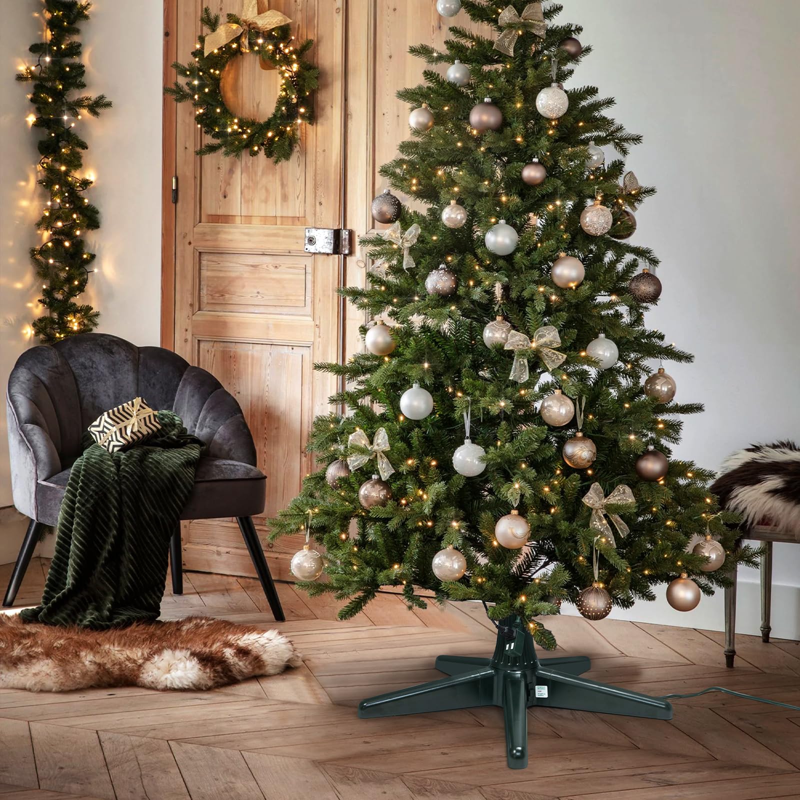 Soporte Para árbol De Navidad Mesa De Luz WTZWYFWJ U00c1rbol De