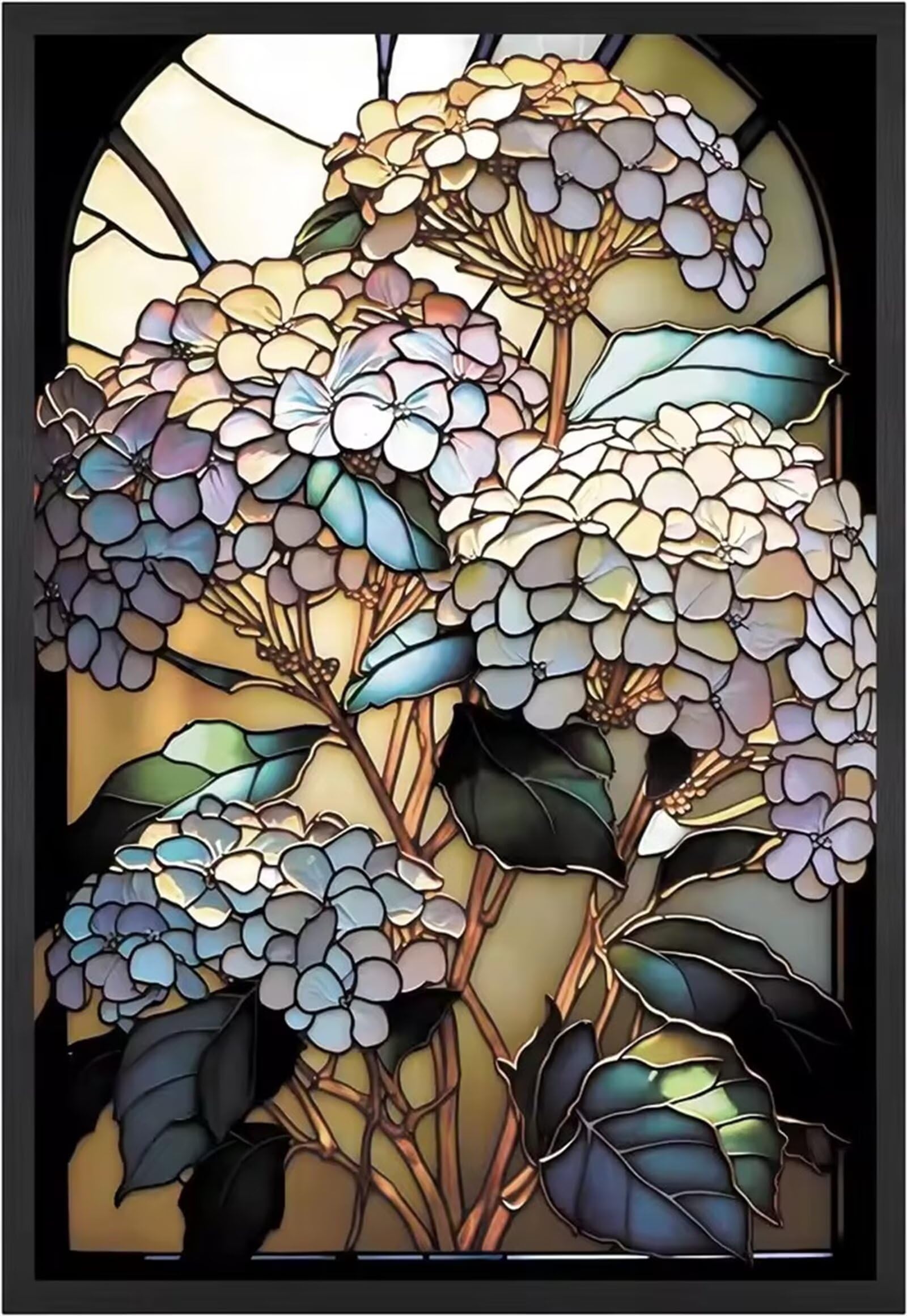 Puzzle dla dorosłych, 1200 elementów, hortensja graficzna, puzzle 75 x 50 cm, kolorowe puzzle "zrób to sam" do dekoracji domu, rodzinne puzzle dla początkujących i dzieci