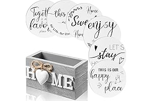 Stylish Country Decor for the Home: Wooden Heart Coasters