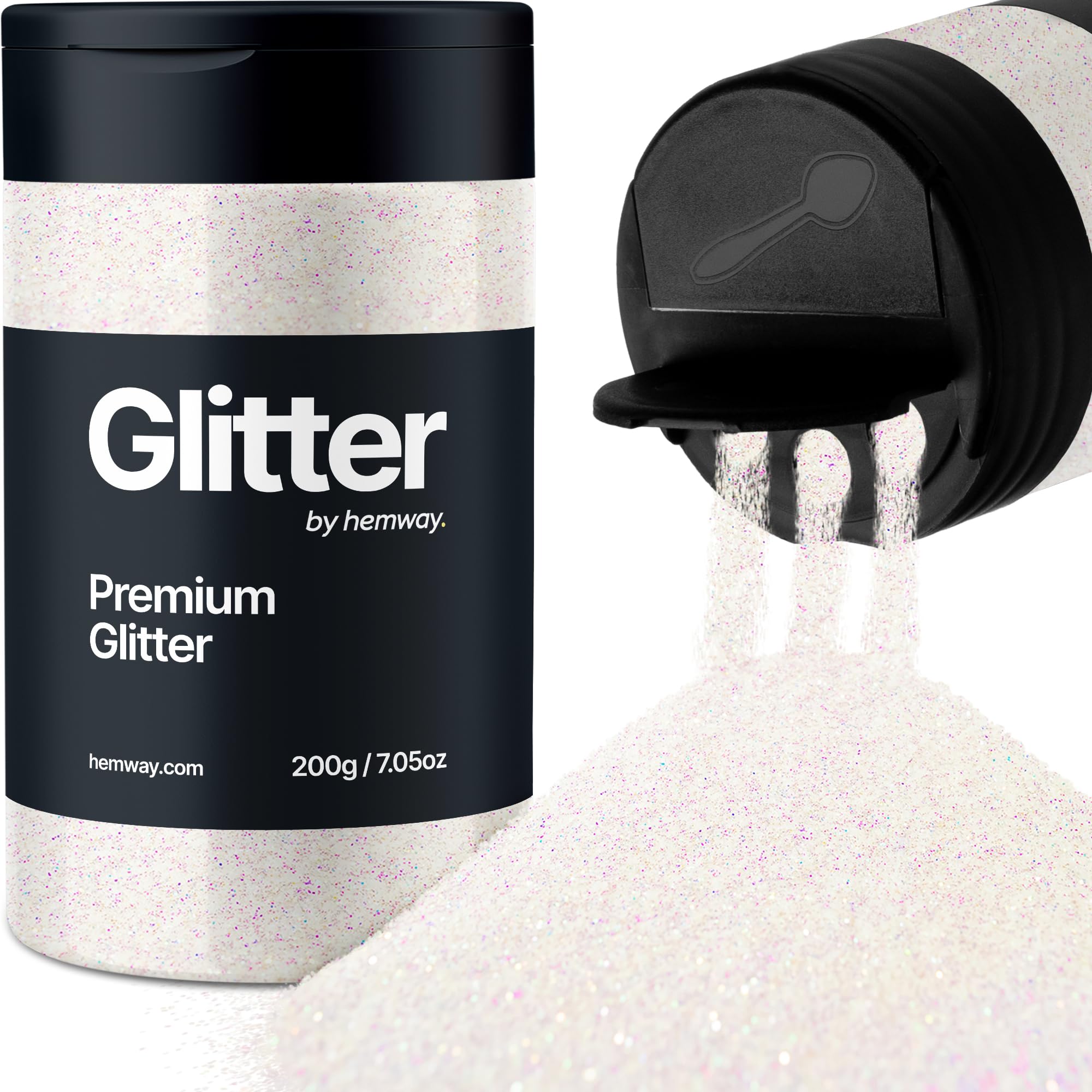 Hemway Mother of Pearl Iridescent Glitter Shaker