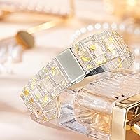 Vista 143 de Lightweight Resin Band For Apple Watch Series 11 10 SE 9 8 7 6 5 4 3 2 1 Ultra 3 2, Fashion Adjustable Replacement Strap for iWatch Bands 38mm 40mm