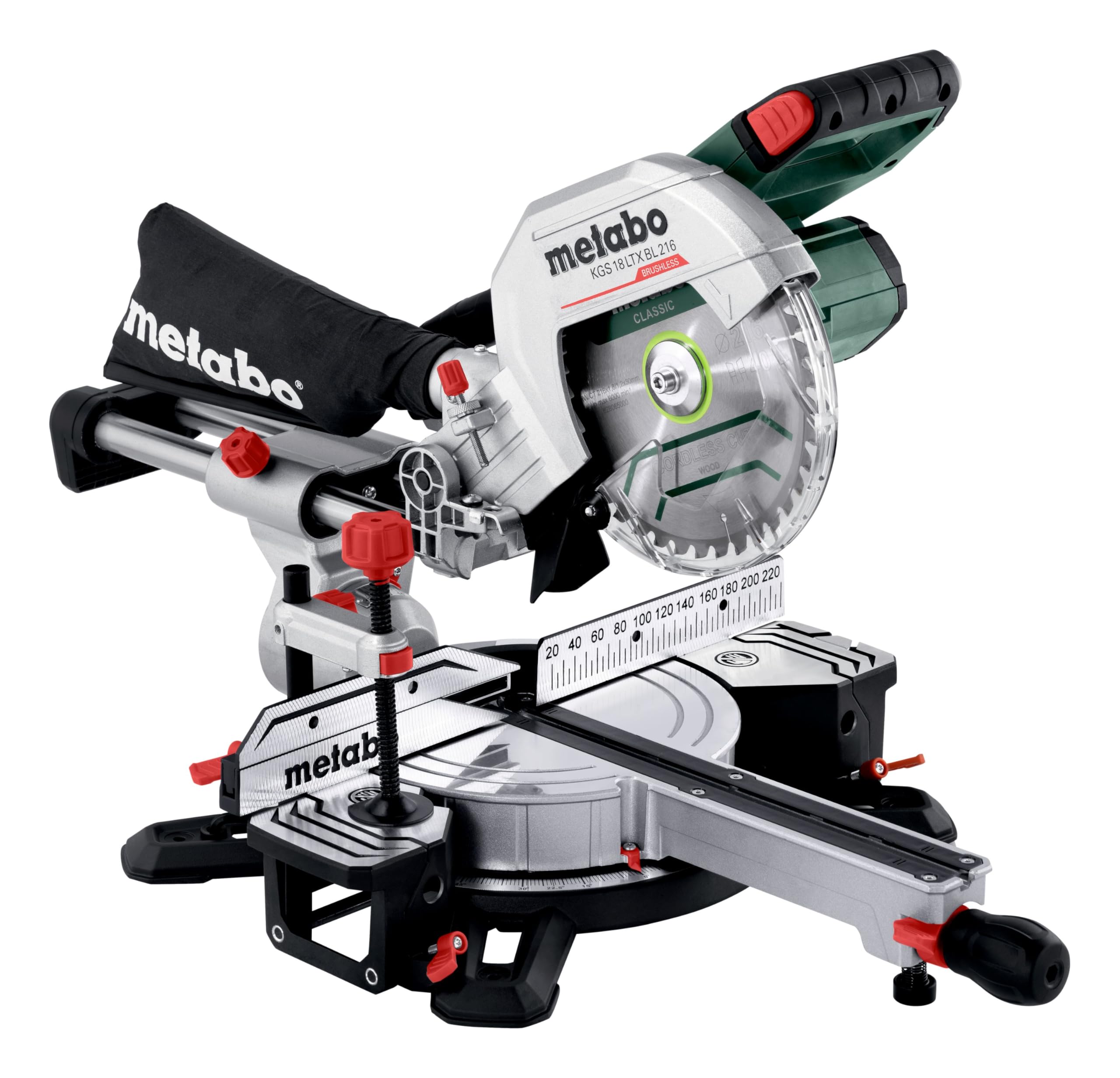 Metabo KGS 18 LTX BL 216 (614216850) Cordless mitre Saw Without Battery Pack, Without Charger