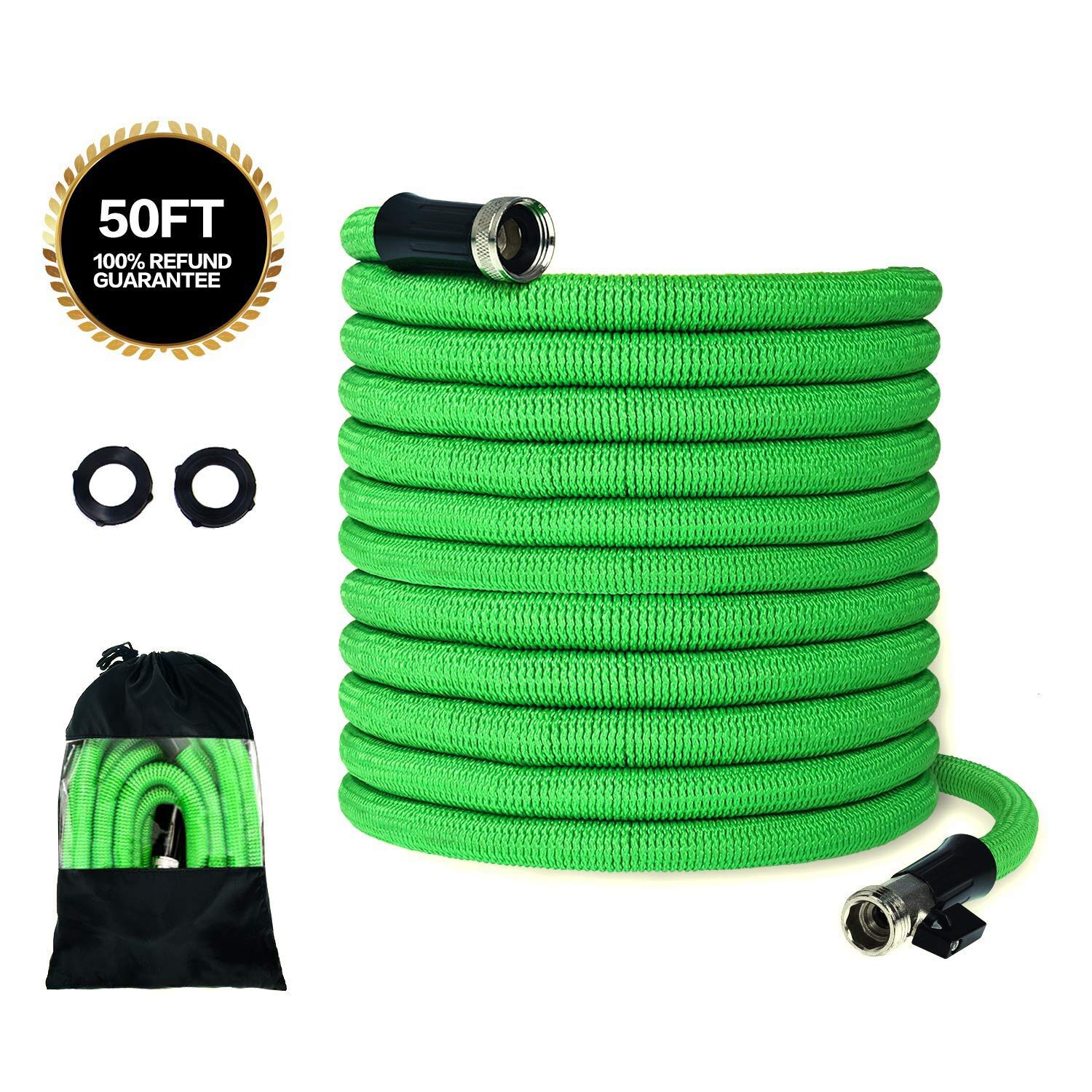 Buy Garden Hose 50ft Expandable Water Hose with 3/4" AntiRust Solid