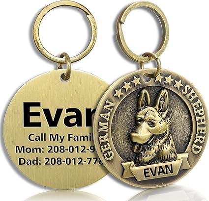 bronze dog tag