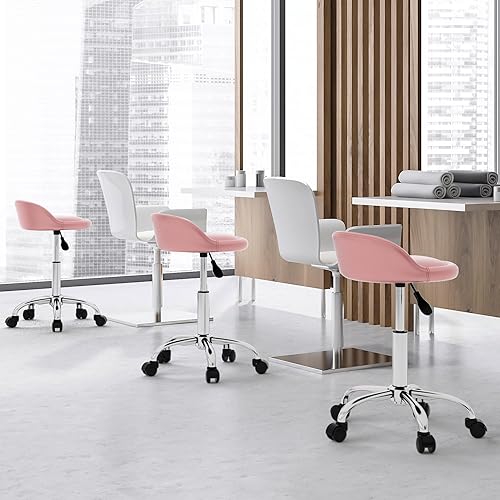 Miniatura 2 de Nova Microdermabrasion Taburete giratorio para salón de belleza, taburete de dibujo ajustable, para tatuaje, oficina, masaje, médico, facial, con