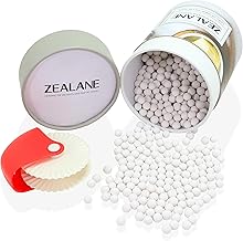 Zealane 2.2lbs Ceramic Pie Crust Weights-Reusable Heat Resistant Food Grade Baking Beans with Eco-Friendly Recyclable Container-Complete with BPA-free Pastry Wheel Decorator and Cutter (2.2Lb|1000g)