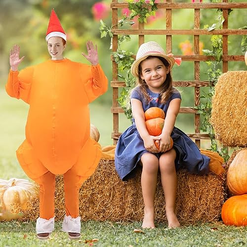 Miniatura 4 de ZISUEX Disfraz inflable de pavo para fiesta de disfraces, disfraz de Acción de Gracias, regalo de Navidad (Turquía)