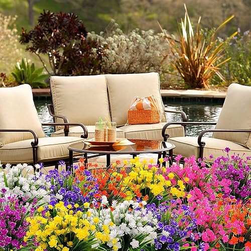 Miniatura 6 de Grunyia - 10 paquetes de flores artificiales al aire libre