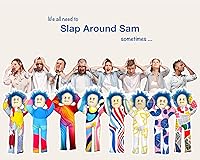 Vista 5 de Regalo Gracioso y Divertido - Alivio del Estrés - Muñeco Slap Around Sam - para Amigos, Compañero de Trabajo, Hombres, Mujeres, Esposo, Esposa