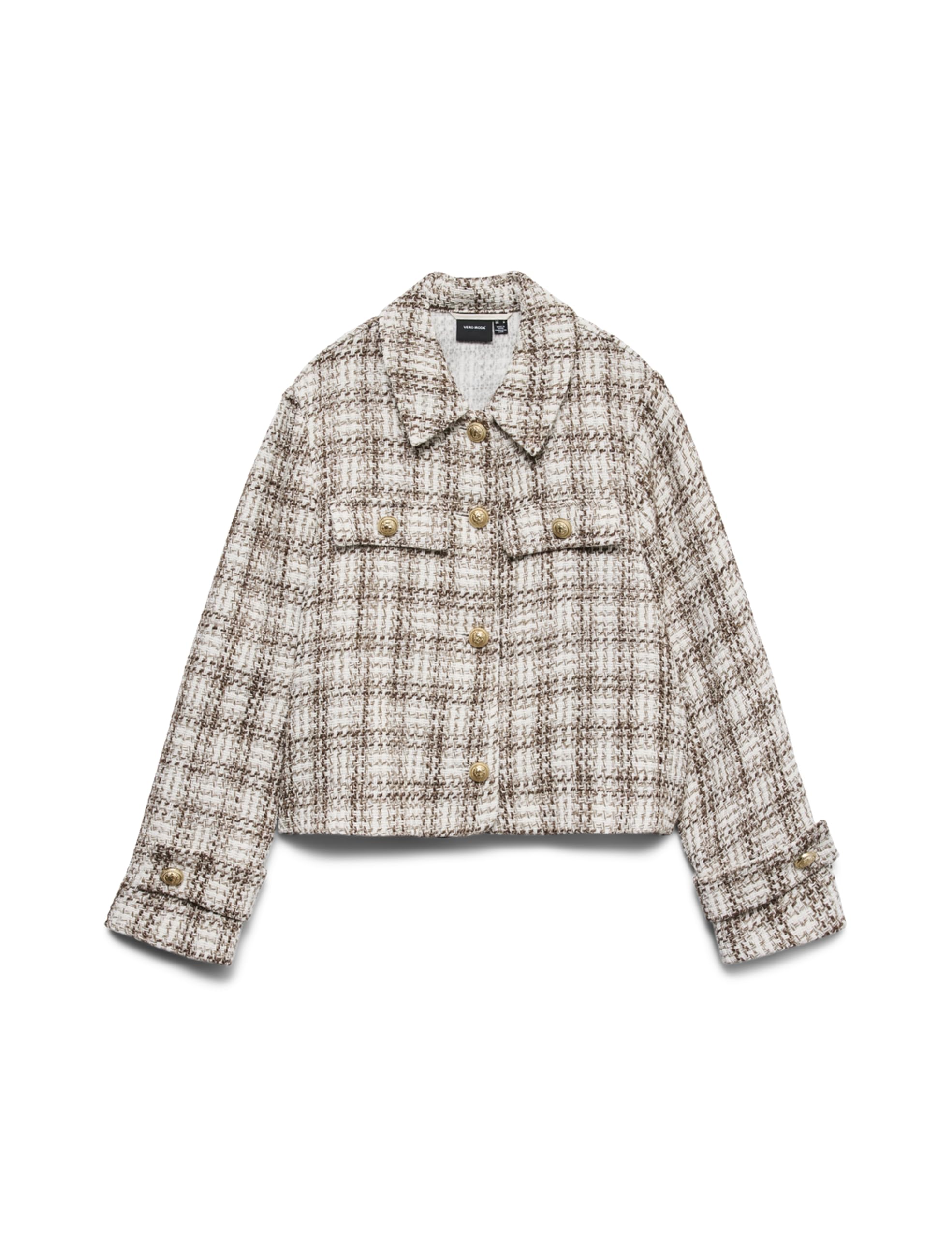 VERO MODA Vmziljacheck Short Jacket Vmziljacheck - Giacca corta Donna (Pacco da 1)