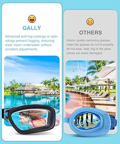 Miniatura 6 de Kids-Goggles-Swimming Goggles Kids Swim Anti Fog Kids Goggles with UV400 and No Leak for Child Teen 3 Packs Age 6-16