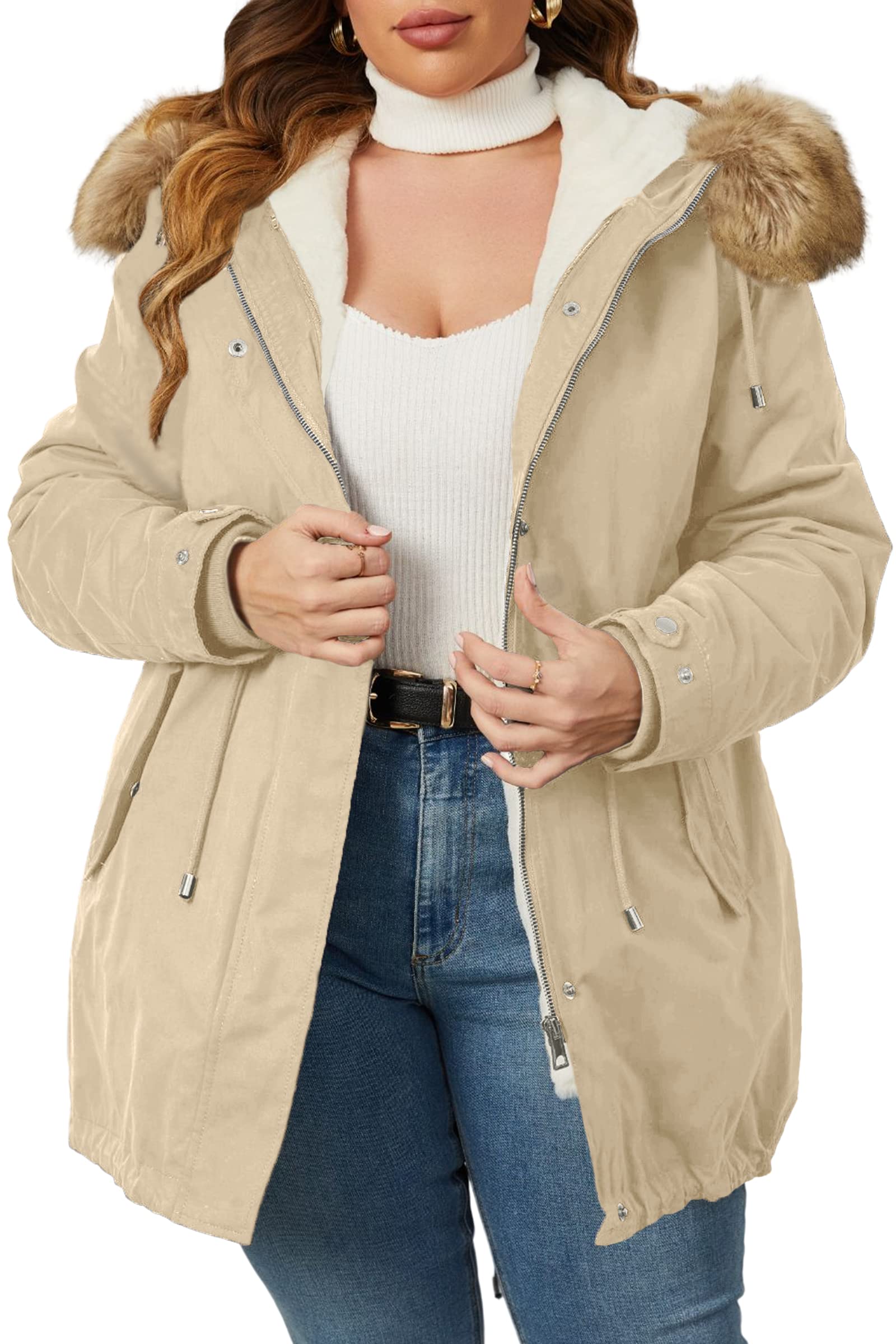 Geschallino Women's Parka Coat