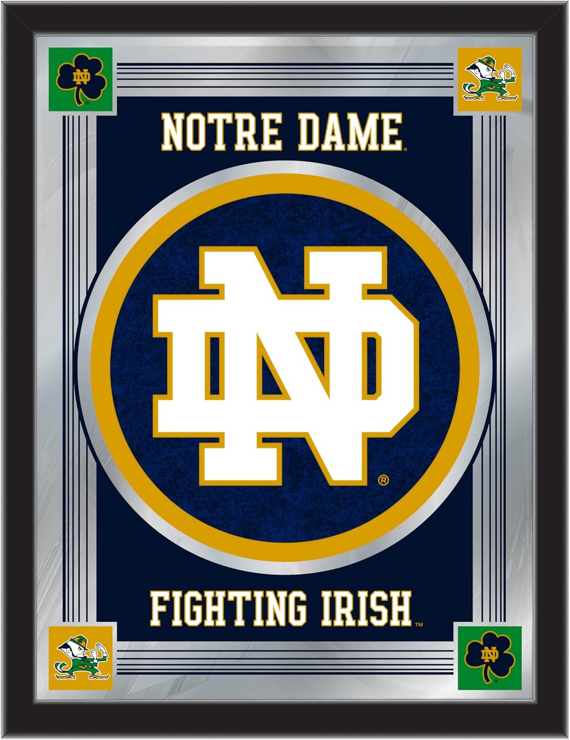 Holland Bar Stool Company Notre Dame (ND) 17" x 22" Logo Mirror