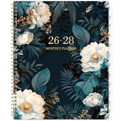 2026-2028 Monthly Planner - JULY 2026 - JUNE 2028, 2 Year Monthly Planner/Calendar 2026-2028, 11” x 9”, 24 Months Tabs,Two-Side Pocket, Holidays & Notes Section