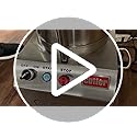 – 550W Electric 4L Stainless-Steel, Commercial Grade Food Chopper Processor Machine - Kitchen Fritter - 1400RPM High Output with Removable Blades - CE Certified
