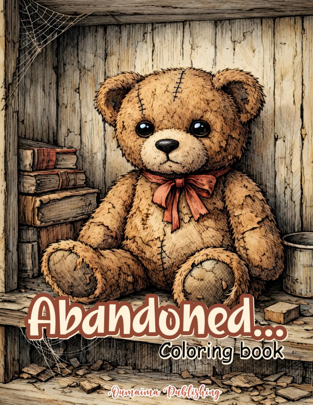 Abandoned…: 50 Abandoned Scenes Coloring Book for Relaxation and Stress Relief for Teens and Adults
