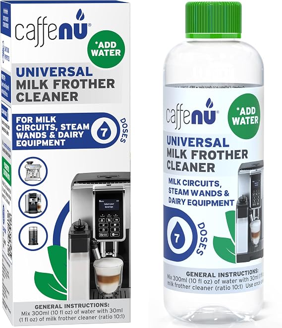 Universal Milk Frother Cleaner 200ml - For Milk Circuits, Steam Wands & Equipment - 7 Doses - Just Add Water