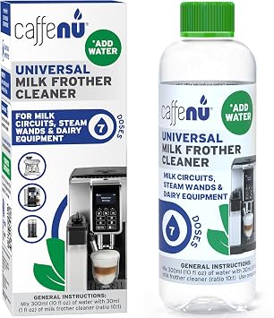 Universal Milk Frother Cleaner 200ml - For Milk Circuits, Steam Wands & Equipment - 7 Doses - Just Add Water