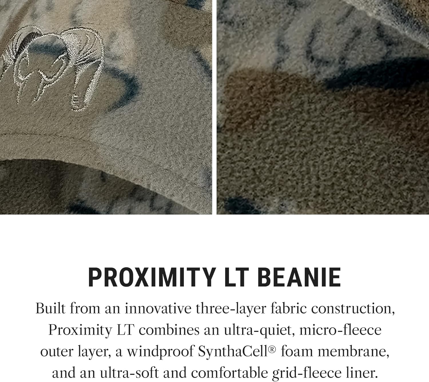 KUIU Proximity LT Beanie - Windproof, Ultra-Quiet, Lightweight Micro-Fleece, 4-Way Stretch, Odor-Resistant Hunting Hat - Image 2