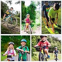 Vista 7 de Empuñaduras de manillar de bicicleta con serpentinas de borla, agarre antideslizante de goma suave para niños y niñas, piezas de repuesto