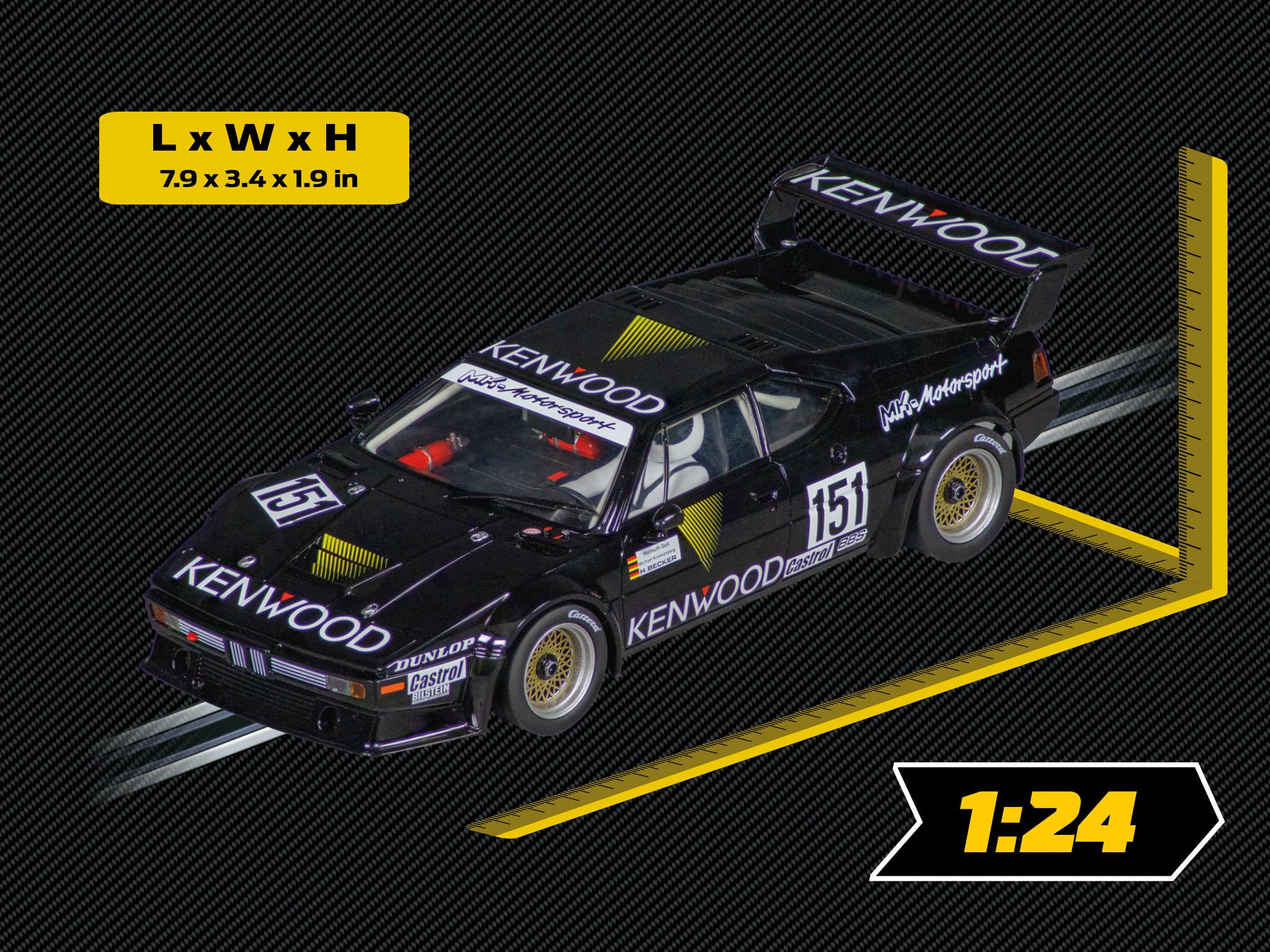 Amazon.com: Carrera 23959 BMW M1 Procar MK-Motorsport No.151