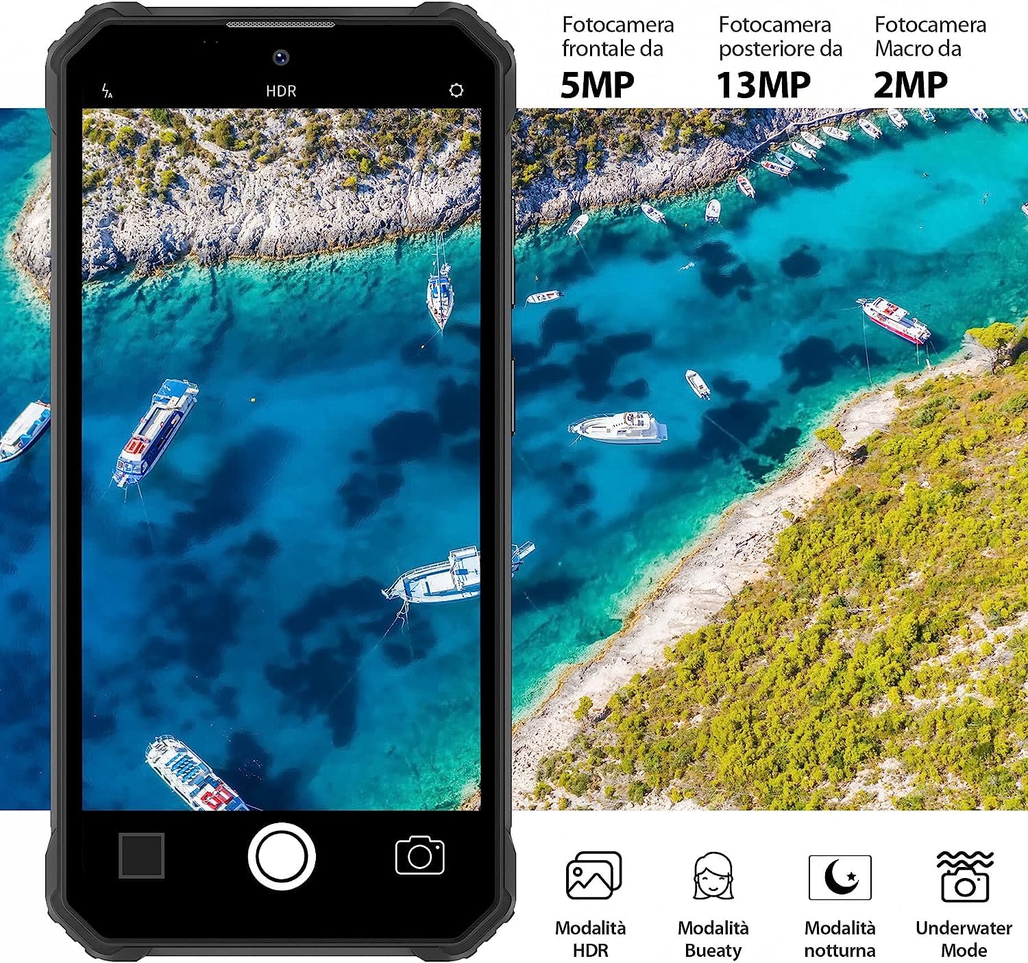 Amazon | OUKITEL WP23 頑丈なスマートフォン、Android 13、10600mAh