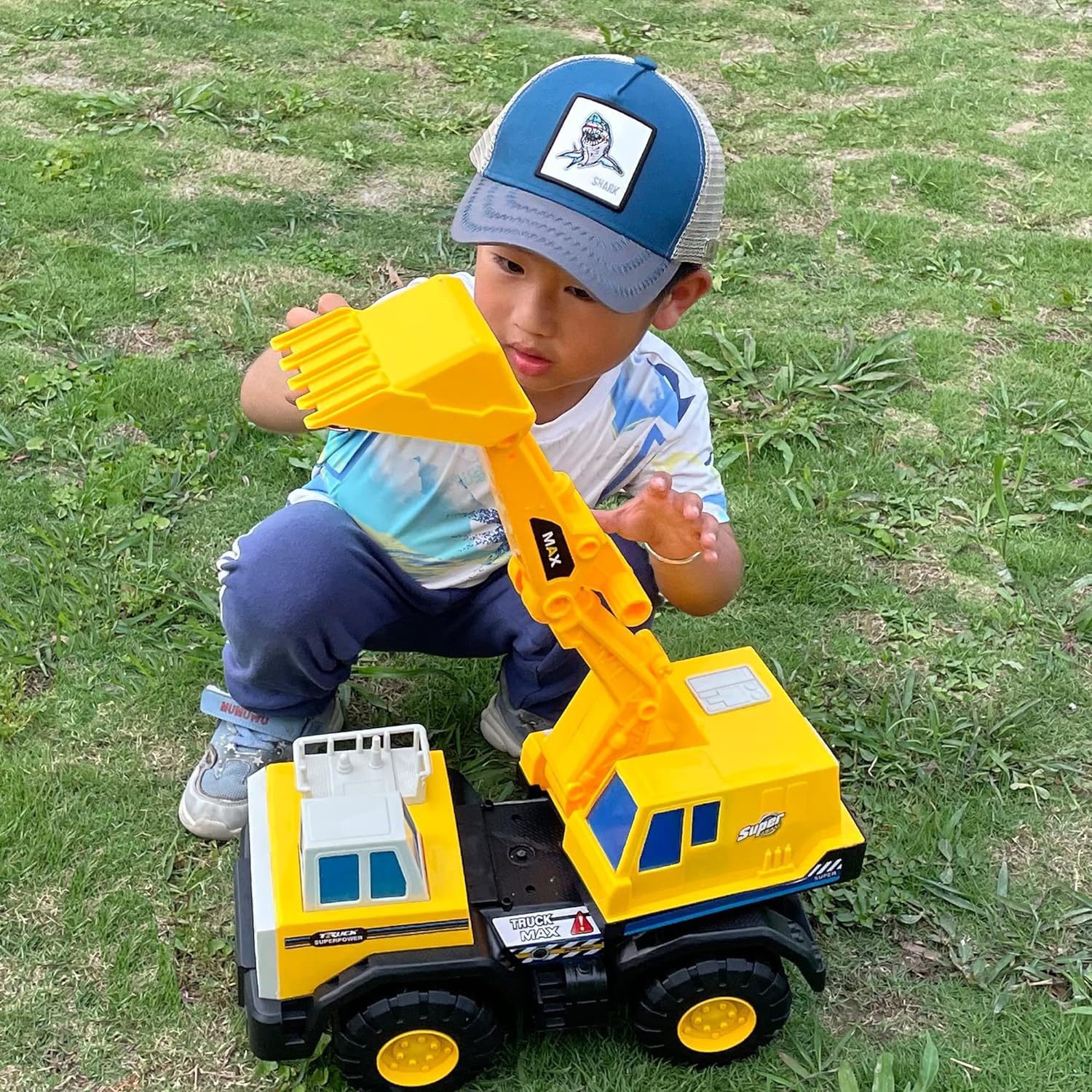 Cappellini da camionista per bambini, cappello da baseball per bambini da 2 a 6 anni