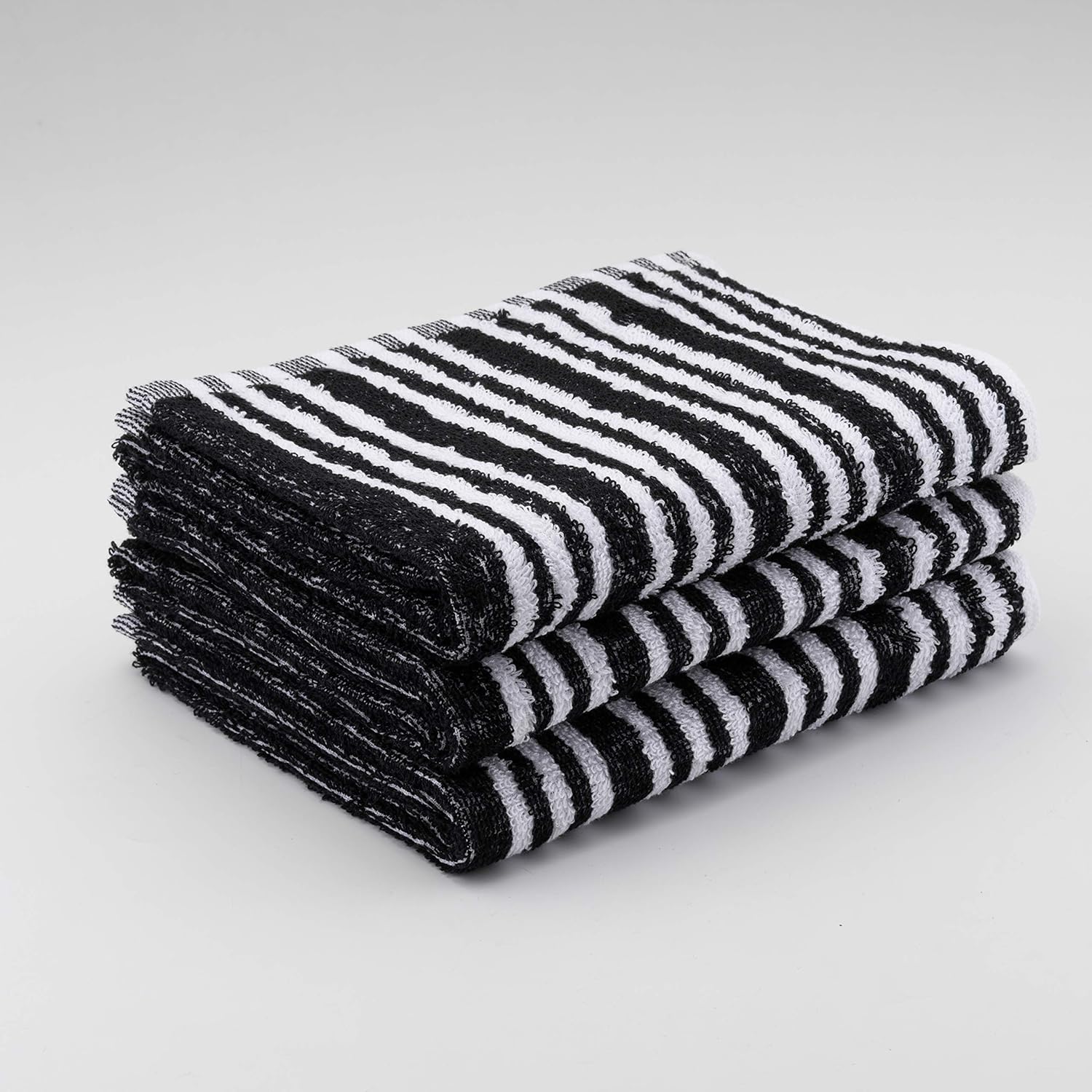 Terri Towelling Black & White Tinting Hair Towels Salon Hairdressing