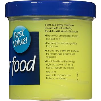 Softee Hair Food with Vitamin E 12 oz.