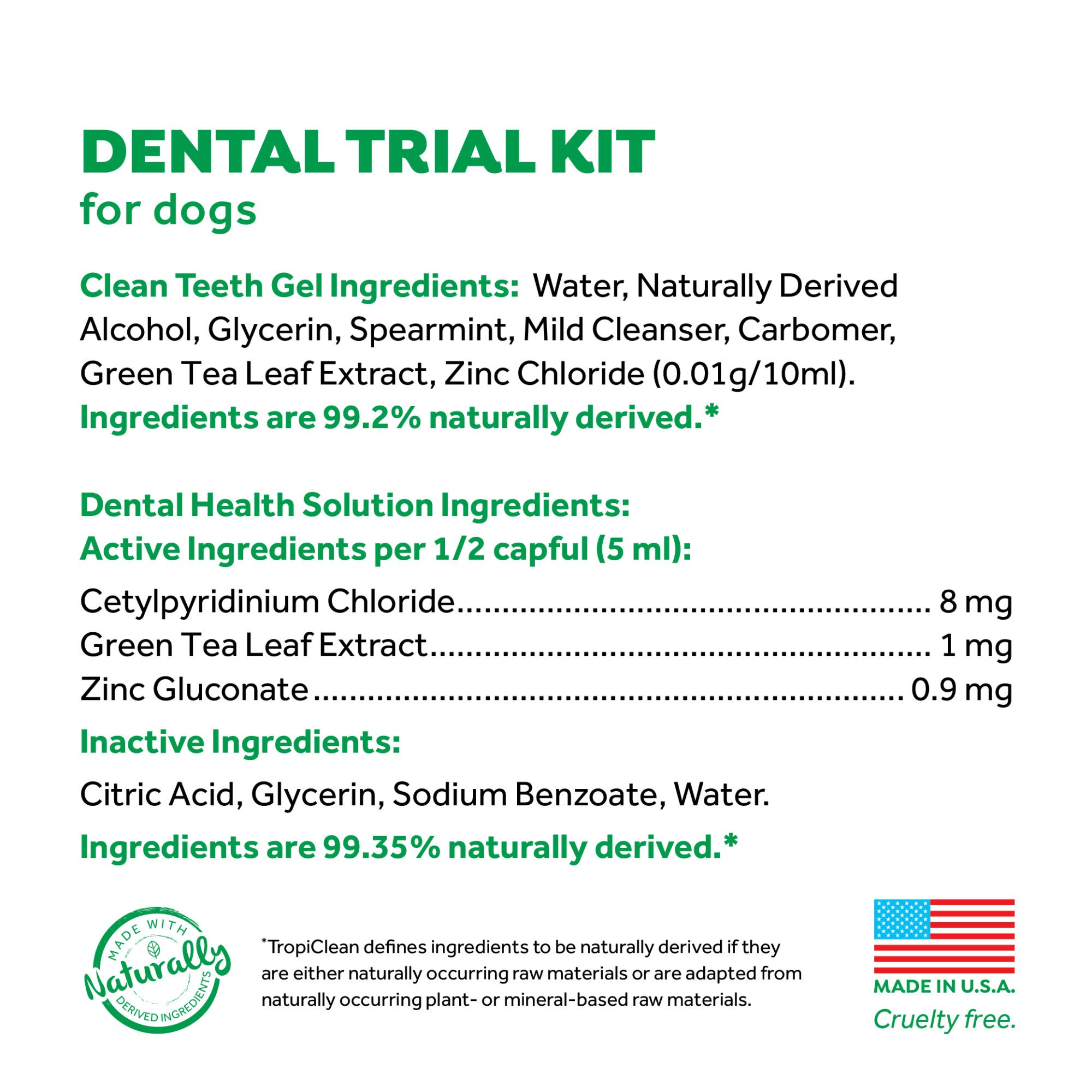 Fresh Breath von TropiClean Dental Trial Kit