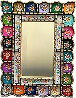 Vista 6 de Zoeartcrafts Espejo Peruano Cuscajas 14" 1/2 X 11