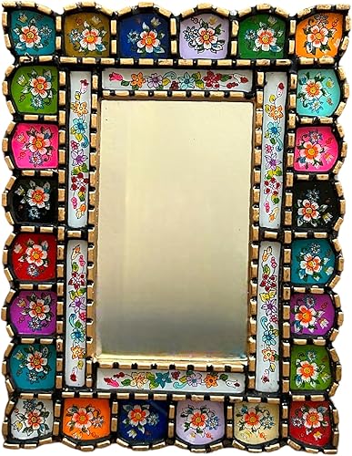 Miniatura 6 de Zoeartcrafts Cuscajas Peruvian Mirror 14” 1/2 X 11"