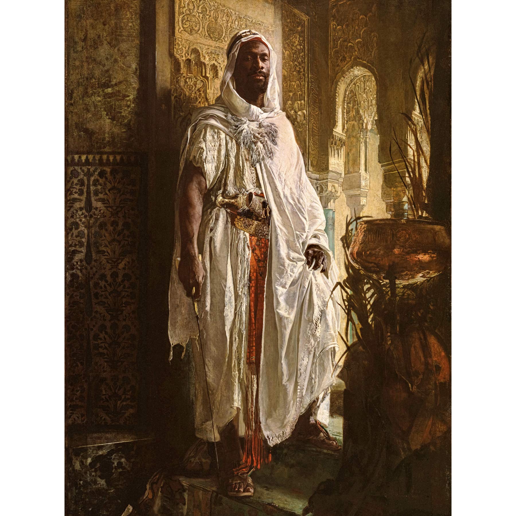 Artery8 Charlemont The Moorish Chief Large Wall Art Poster Print Thick Paper 18X24 Inch