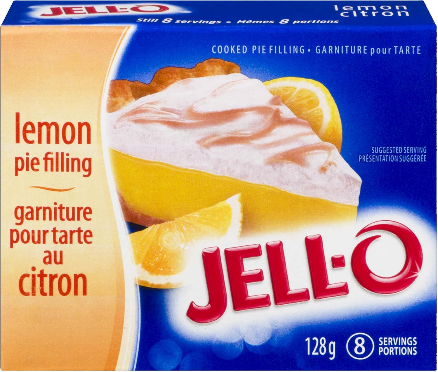 JellO Lemon Instant Pudding and Pie Filling, 128g (Pack of 24