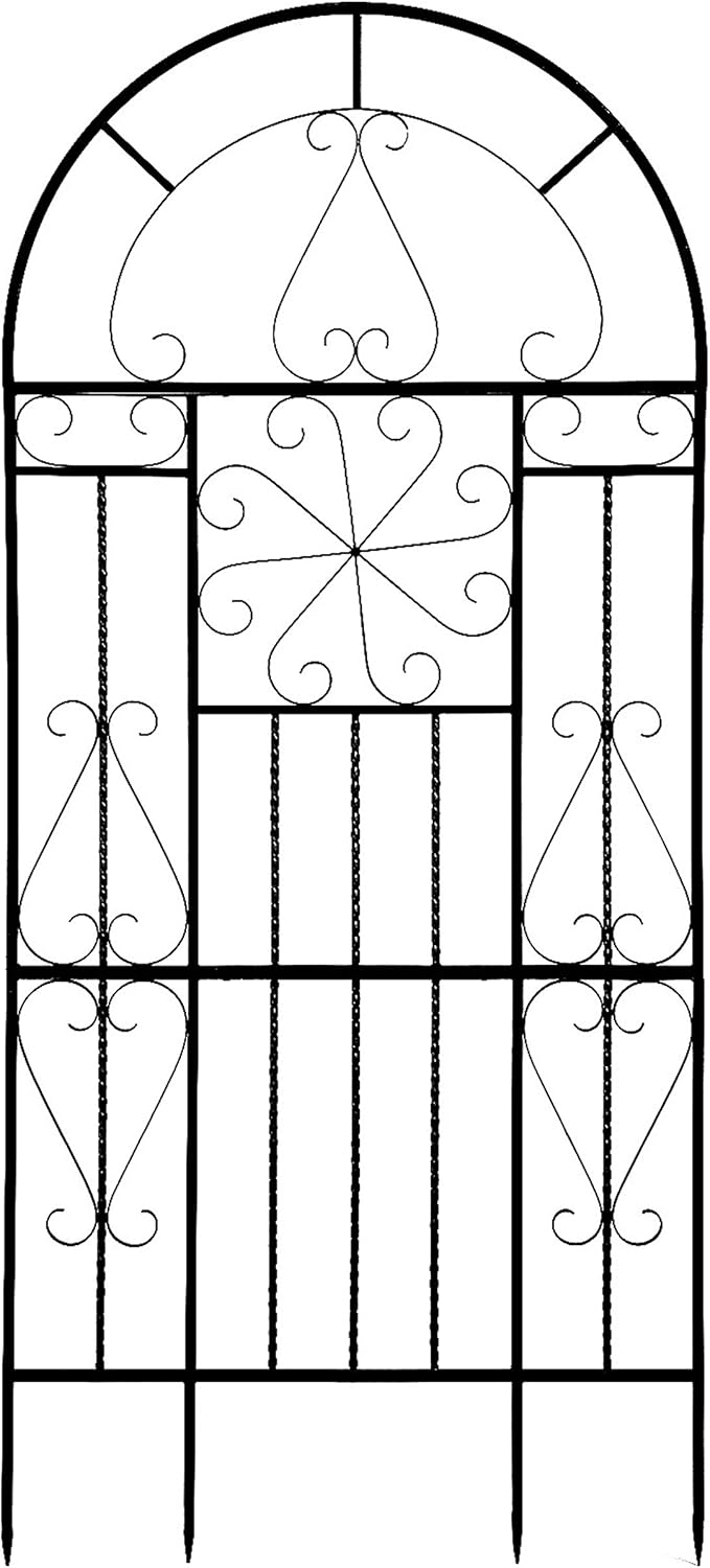 Deer Park Kaleidoscope Trellis, Large, Black