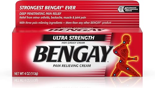 Miniatura 2 de Bengay Ultra Strength Crema de alivio del dolor analgésico tópico para artritis menor músculo articulación y dolor de espalda 4 oz 074300005362