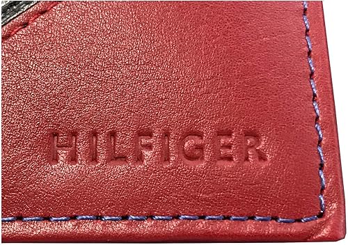 Miniatura 3 de Tommy Hilfiger Pasaporte y Valet Billetera color rojoazul marinoblanco