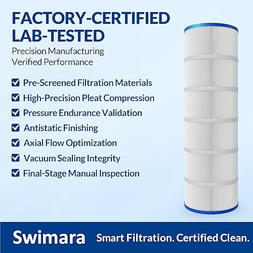 Miniatura 8 de Cartucho de repuesto para filtro de piscina C1750, compatible con Hayward Star-Clear Plus C1750 CX1750RE, reemplaza a Pleatco PA175, Unicel C-8417,