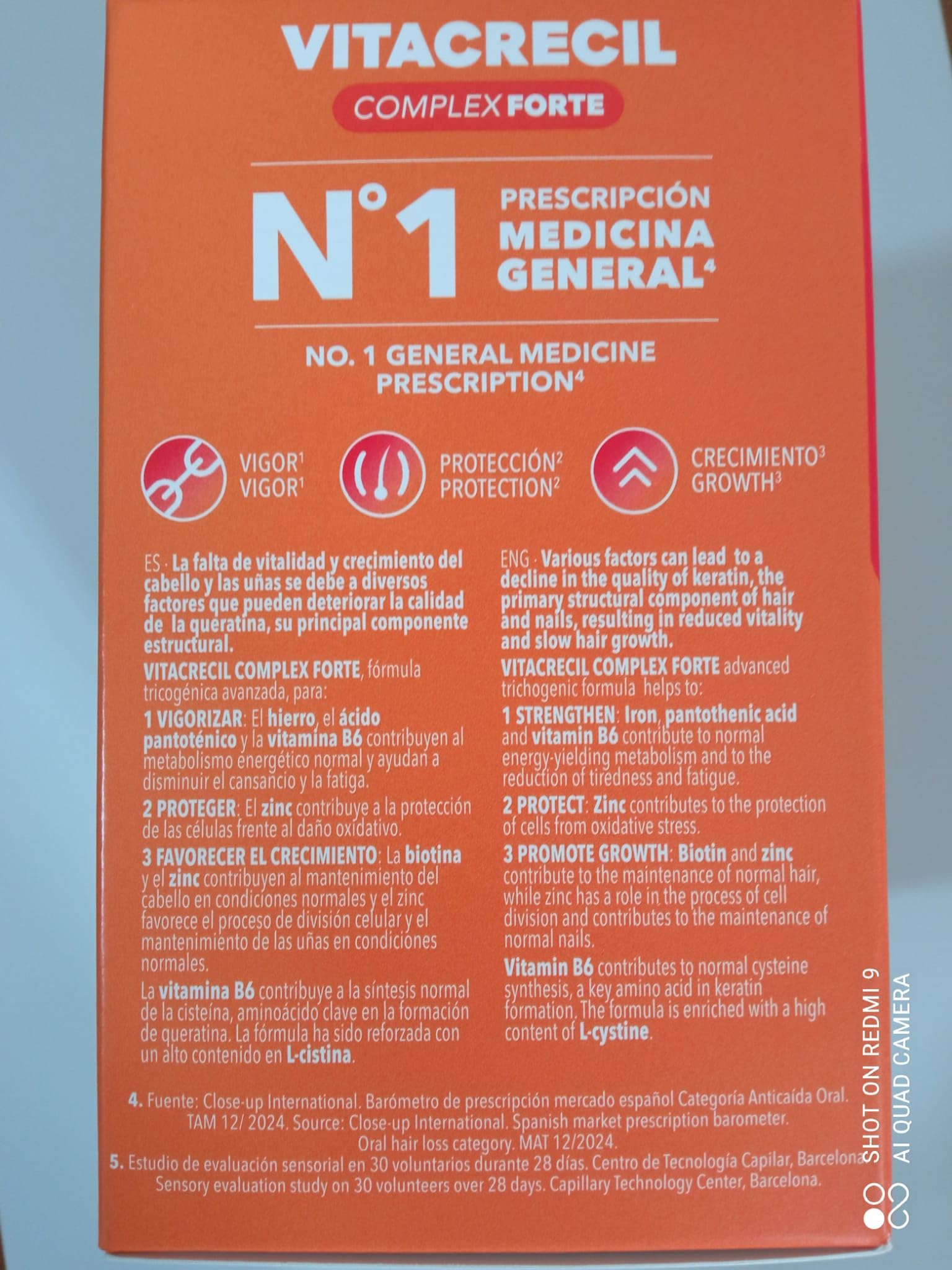 Vitacrecil zapobiegający wypadaniu 180 kapsułek + BEZPŁATNY szampon 200 ml