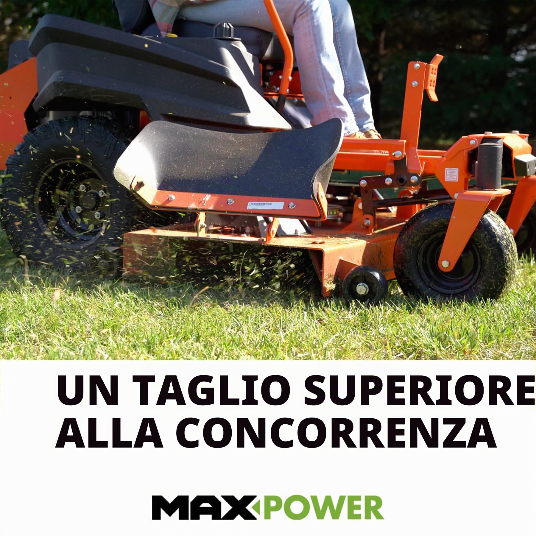 MAXPOWER 561713XB - Set di 2 Lame per pacciamatura Commerciale, per Molti Tosaerba da 42", per Tosaerba Husqvarna, Poulan, sostituisce OEM # 138498, 138971, 532138971, 532127843, 532138498