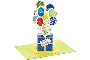 Hallmark Paper Wonder Birthday Pop Up Card (Balloons)