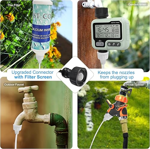 Miniatura 2 de Misters para patio exterior, sistema de enfriamiento de nebulización de agua al aire libre, 80 pies  78.7 ft. Kit de niebla de patio trasero para